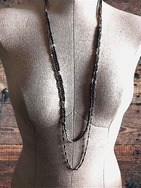 Long Layered Bead Necklaces